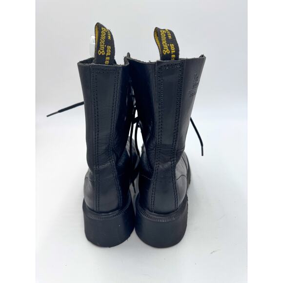 RARE 90s Dr. Martens Made In England 10-Eye Lace Up Boots Size Size 6 Women - Picture 10 of 10